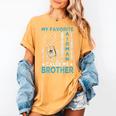 My Favorite Airman Calls Me Brother Airman Graduation Premium Tri-Blend Women's Comfort Colors T-Shirt Mustard