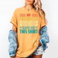 My Favorite Teacher Gave Me This School Graduation Student Women's Comfort Colors T-Shirt Mustard