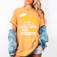 Finally Done With This BS Class Of 2025 College Graduation Premium Tri-Blend Women's Comfort Colors T-Shirt Mustard