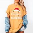 First Christmas As A Grandma Holiday New Grandmother Memory Women's Comfort Colors T-Shirt Mustard First Christmas As A Grandma Holiday New Grandmother Memory Women's Comfort Colors T-Shirt Mustard