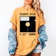 Floppy Disk Computer Nostalgia Fun PC Enthusiast History Women's Comfort Colors T-Shirt Mustard