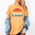 Floppy VHS Cassette Never Forget Retro 80s 90s Nostalgia Women's Comfort Colors T-Shirt Mustard