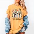 Floral Book There's No Such Thing As Too Many Book Lover Women's Comfort Colors T-Shirt Mustard Floral Book There's No Such Thing As Too Many Book Lover Women's Comfort Colors T-Shirt Mustard