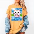 Frutiger Aero Aesthetic Tech Kawaii Ramen Cat Fishes Women's Comfort Colors T-Shirt Mustard Frutiger Aero Aesthetic Tech Kawaii Ramen Cat Fishes Women's Comfort Colors T-Shirt Mustard