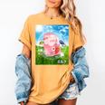 Frutiger Aero Aesthetic Tech Kawaii Strawberry Milk Fishes Raglan Baseball Tee Women's Comfort Colors T-Shirt Mustard Frutiger Aero Aesthetic Tech Kawaii Strawberry Milk Fishes Raglan Baseball Tee Women's Comfort Colors T-Shirt Mustard