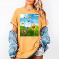 Frutiger Aero Aesthetic Tech Scenery Fishes Sunflower Raglan Baseball Tee Women's Comfort Colors T-Shirt Mustard Frutiger Aero Aesthetic Tech Scenery Fishes Sunflower Raglan Baseball Tee Women's Comfort Colors T-Shirt Mustard