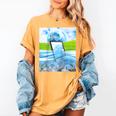Frutiger Aero Aesthetic Tech Water Fishes Monitor Screen Raglan Baseball Tee Women's Comfort Colors T-Shirt Mustard Frutiger Aero Aesthetic Tech Water Fishes Monitor Screen Raglan Baseball Tee Women's Comfort Colors T-Shirt Mustard