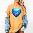 Frutiger Aero Y2K Heart Women's Comfort Colors T-Shirt Mustard