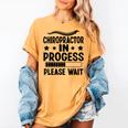 Future Chiropractor Graduation Chiropractic Student Graduate Women's Comfort Colors T-Shirt Mustard