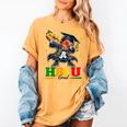 Future HBCU Grad Dabbing Kid Graduation For Boys Kids Women's Comfort Colors T-Shirt Mustard