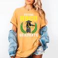 Future HBCU Graduation Shirt College Flossing Girl Tee Women's Comfort Colors T-Shirt Mustard