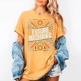 Future Mechanic Graduation School Kids Toddler Women Men Gag Women's Comfort Colors T-Shirt Mustard