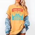 Game Over Class Of 2026 Shirt Students Last Day Graduation Women's Comfort Colors T-Shirt Mustard