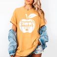 Geography Teacher Est 2018 School Graduation T Shirt Women's Comfort Colors T-Shirt Mustard