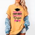 This Girl Got Her Masters Degree Graduation Mastered It 2024 Women's Comfort Colors T-Shirt Mustard