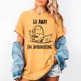Go Away I'm Introverting Cat Introvert Anxiety Anxious Women's Comfort Colors T-Shirt Mustard Go Away I'm Introverting Cat Introvert Anxiety Anxious Women's Comfort Colors T-Shirt Mustard