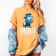 Grad Class Of 2025 Boys Shark Graduation Graduated Women's Comfort Colors T-Shirt Mustard