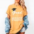 Grad Squad Cute Graduation Women's Comfort Colors T-Shirt Mustard