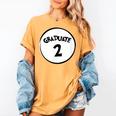 Graduate 2 Graduation Shirt Women's Comfort Colors T-Shirt Mustard