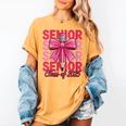 Graduate 2025 For Senior 2025 Graduation Coquette Pink Bow Women's Comfort Colors T-Shirt Mustard