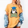 Graduate Penguin Class Of 2025 Kids Graduation Women's Comfort Colors T-Shirt Mustard