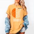 Graduate Senior Class 2022 Graduation Basketball Player Women's Comfort Colors T-Shirt Mustard