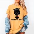 I Graduated Class Of2023 Cat Graduation Women's Comfort Colors T-Shirt Mustard
