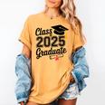 Graduation 2025 Senior 2025 Class Of 2025 Graduate Women's Comfort Colors T-Shirt Mustard