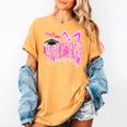 Graduation 2027 Senior 2027 Class Of 2027 Coquette Pink Girl Women's Comfort Colors T-Shirt Mustard
