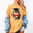 Graduation Cat Class Of 2023 Women's Comfort Colors T-Shirt Mustard