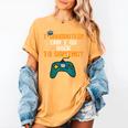 Graduation I Graduated Can I Go Back To Gaming Women's Comfort Colors T-Shirt Mustard