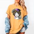 Graduation Masters Degree Woman Queen Graduate 2025 Women's Comfort Colors T-Shirt Mustard