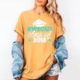 Graduation Shirt We Out Class Of 2018 Graduation Tee Women's Comfort Colors T-Shirt Mustard