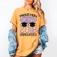 Graduation Shirt For Mom Of Twins Proud Mom Twins Tee Women's Comfort Colors T-Shirt Mustard