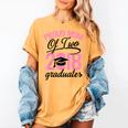 Graduation Shirt For Mom With Twins Proud Mom Of Two Women's Comfort Colors T-Shirt Mustard