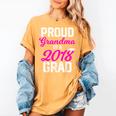 Grandma Graduation Shirt 2018 High School College Grad Women's Comfort Colors T-Shirt Mustard