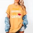 Grandpa Of Graduate Shirt Proud Grandfather Graduation Tee Women's Comfort Colors T-Shirt Mustard