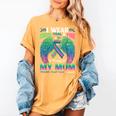 Green Teal Pink In Memory Of My Mom Metastatic Breast Cancer Women's Comfort Colors T-Shirt Mustard Green Teal Pink In Memory Of My Mom Metastatic Breast Cancer Women's Comfort Colors T-Shirt Mustard