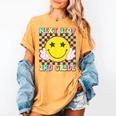 Groovy Next Stop 2nd Grade 1st Grade Graduation 2025 Women's Comfort Colors T-Shirt Mustard
