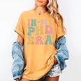 Groovy In My Phd Era Doctorate Graduation Women's Comfort Colors T-Shirt Mustard