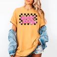 Groovy Senior Class Of 2026 Coquette Pink Bow Graduation Women's Comfort Colors T-Shirt Mustard