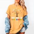 Happy 100 Days In The Books Reading Celebration Graphic Tees Women's Comfort Colors T-Shirt Mustard