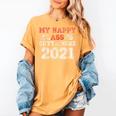 My Happy Class Is Outta Here 2021 Shirt Graduation Women's Comfort Colors T-Shirt Mustard