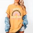 HAPPY LAST OF DAY SCHOOL Rainbow Teacher Student Graduation Men Women Girls Kids Women's Comfort Colors T-Shirt Mustard