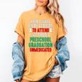Hilarious Preschool Graduation Mom Dad Meme Preschooler Women's Comfort Colors T-Shirt Mustard