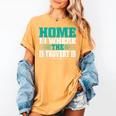 Home Is Where The Introvert Is Introvert Women's Comfort Colors T-Shirt Mustard