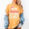 Now Hotter By One Degree Graduation T-Shirt Women's Comfort Colors T-Shirt Mustard