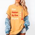 Now Hotter By One Degree Shirt Graduation For Her 2020 Women's Comfort Colors T-Shirt Mustard