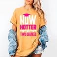 Now Hotter Two Degree Graduation Her Friends Cute 2020 Women's Comfort Colors T-Shirt Mustard