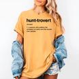 Hunt-Trovert Hunting Camo Woods Introvert Women's Comfort Colors T-Shirt Mustard Hunt-Trovert Hunting Camo Woods Introvert Women's Comfort Colors T-Shirt Mustard